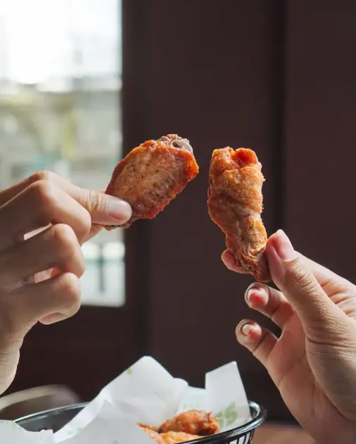 Crispy chicken wings